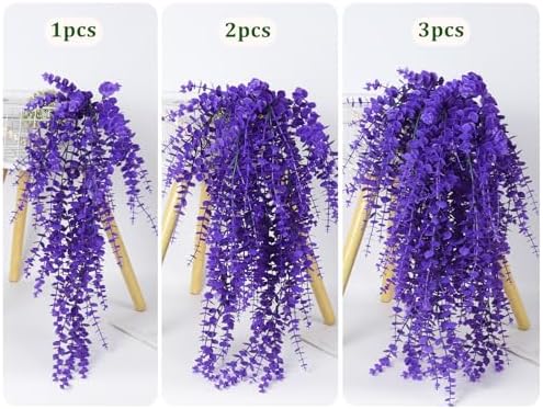 RECUTMS Artificial Hanging Plants Fake Monkey Faux Draping Greenery Vines