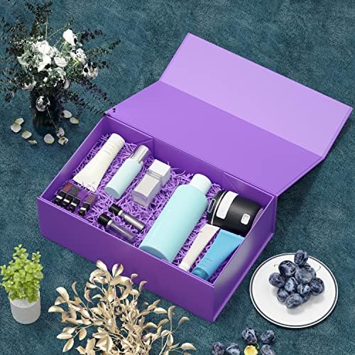 RYDDOY Purple Gift Box, 9.5x6x3'' Gift Boxes with Lids for Presents