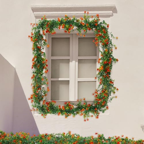RECUTMS Faux Eucalyptus Garland Plants Fake Vines, Garlands for Decorations