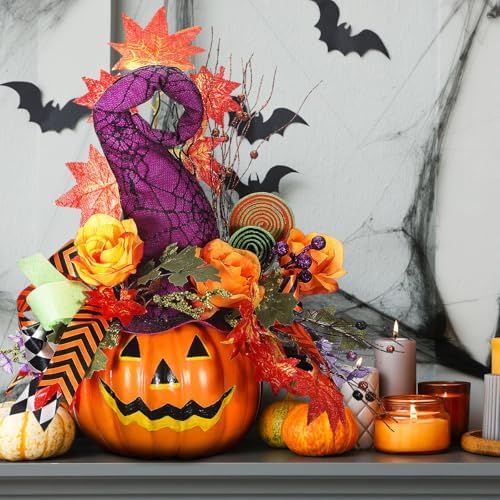 Daifunli Halloween Table Centerpieces Decorations, Pumpkin