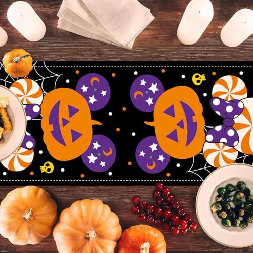 Mouse Halloween Decorations, Halloween Table Runner 72 Inches Long