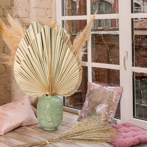 105 Pcs Boho Dried Pampas Grass Decor Bulk
