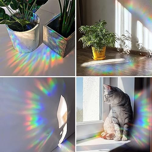 54PCS Cloud Window Clings - Anti-Collision Decals to Save Birds, Non-Adhesive Prismatic Vinyl