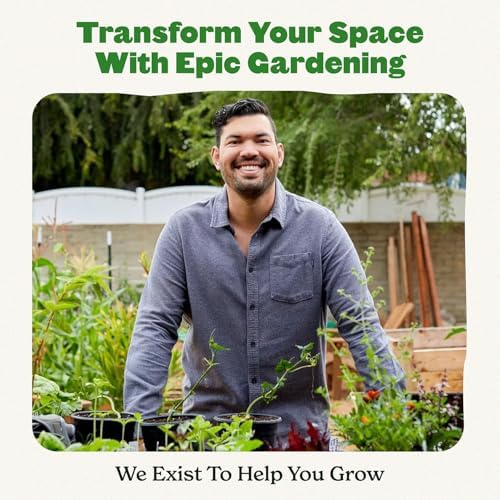 Epic Gardening Reusable Seed Starter Tray - Easy Watering Seed Starting Trays - Gardener Friendly Plant Trays for Seedlings | UV-Treated & BPA-Free -6-Cell Seed Starting Trays - 6 Trays/Terracotta