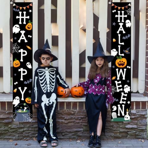 Halloween Door Banner Little Boo Halloween Decorations Outdoor Indoor