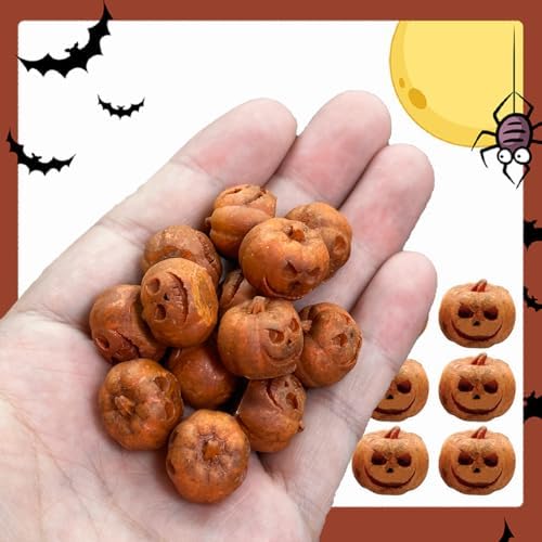 20Pcs Halloween Miniature Pumpkin Figurines,Resin Mini Pumpkins for Crafts