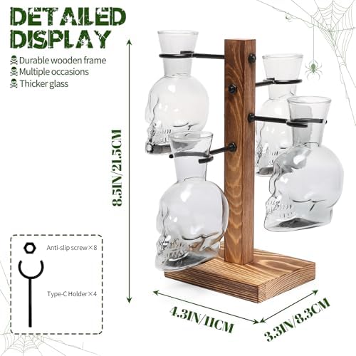 Plants Propagation Stations Skull Glass Propagation Birthday Gift for Women