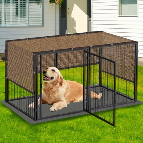 80% Shade Cloth -6x6FT Sunblock Net with Grommet,Lightweight and Durable UV Protection,Shade Cloth for Garden Patio Pergola Balcony Plants Greenhouse Dog Kennel Chicken Coop Outdoor