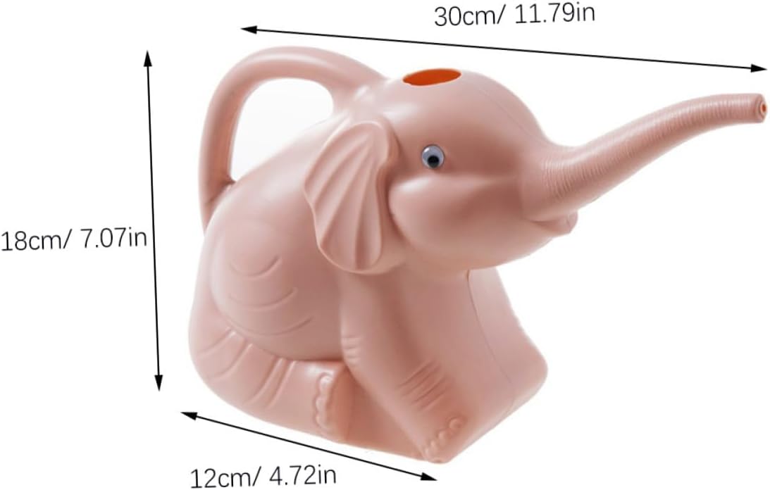 Elephant Watering can 11.81 Inch Long Spout Sprinkler Kettle Lightweight Water Sprayer for Plants Indoor Outdoor Garden