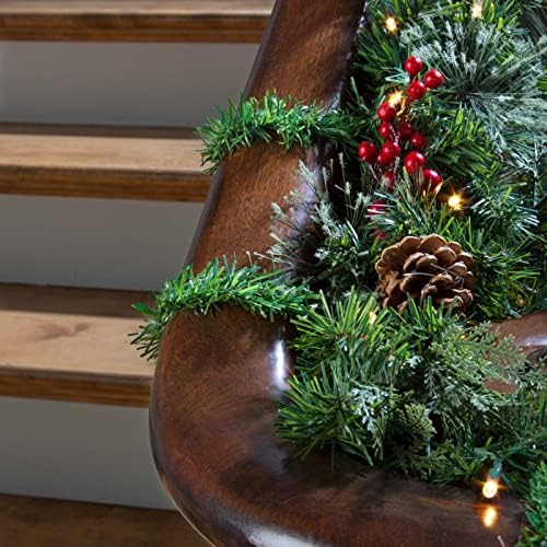 Haute Decor GarlandTies, 20 Ties,14 inches Long (Noble Pine), Secure Garland, Lights and More with Strong Greenery Garland Twist Ties