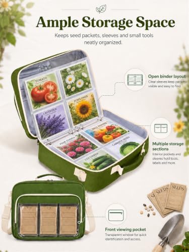 Seed Storage Organizer Bag