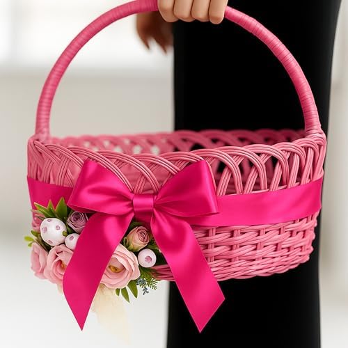 1 1/2 in 30 Yards Rose Red Ribbon for Gift Wrapping Valentine's Christmas