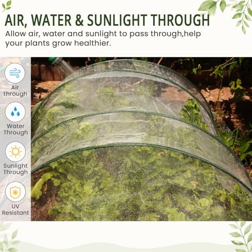 10Ft x 30Ft Garden Netting, Fine Mesh Insect Netting for Plant Protection