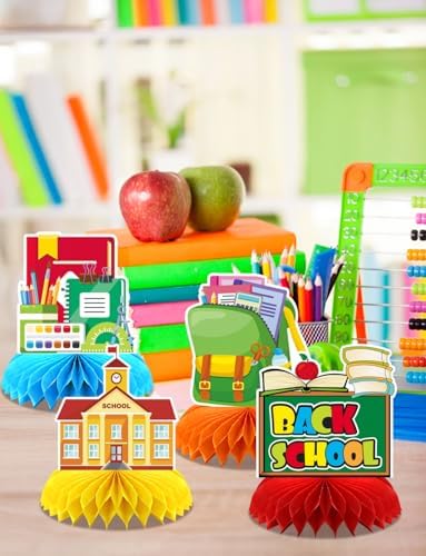 Back to School Table Decorations, 9 Pcs Welcome Back to School centerpieces