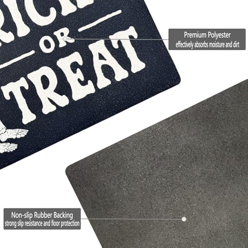 Halloween Door Mat 17x29 Inch Welcome Front Doormat, Trick Or Treat