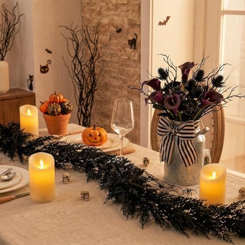 Valery Madelyn 6ft Artificial Norfolk Pine Halloween Garland for Mantle