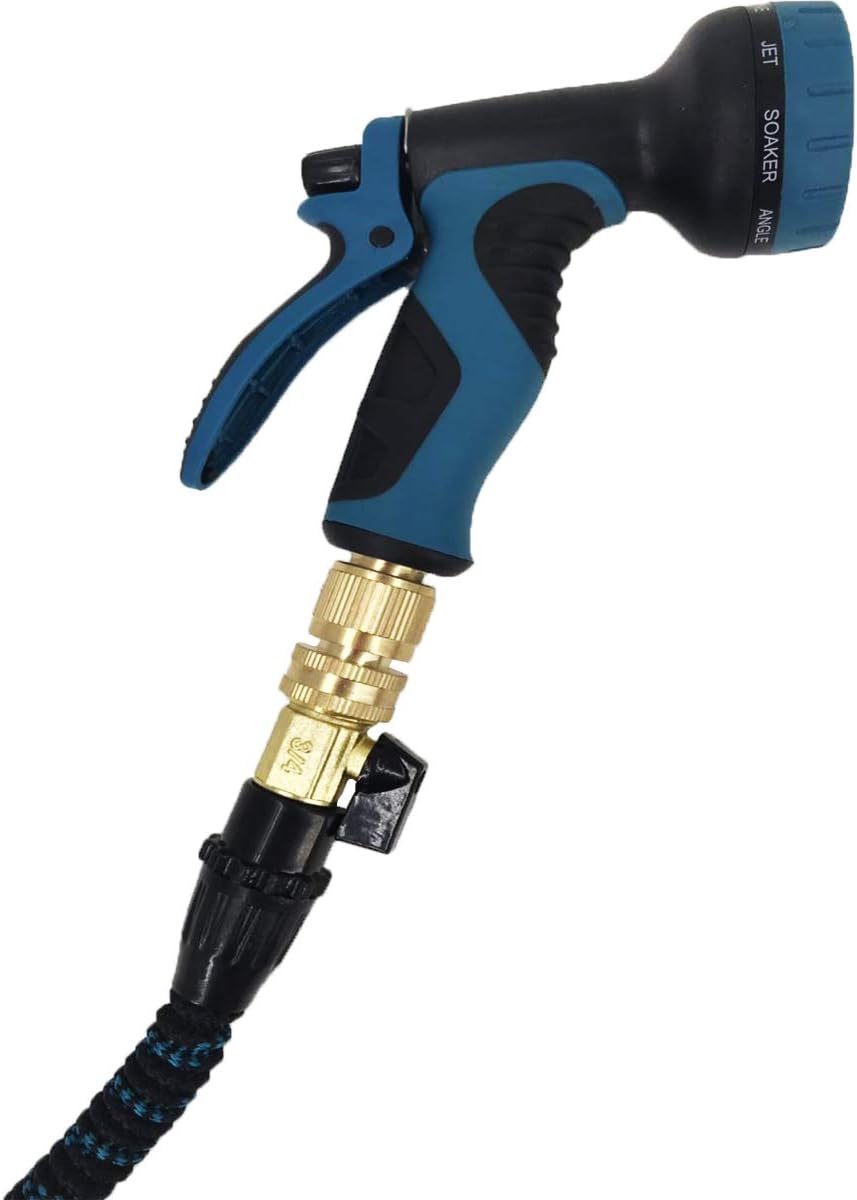 Hose Quick Connect, 3/4 Inch Brass Quick Connect Hose Fittings 5Set | Heavy Duty Garden Hose Quick Connector Easy
