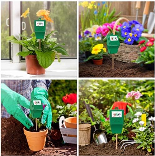 Soil Moisture Meter,Long Probe Plant Hygrometer Moisture Sensor Plant Water Monitor for Potted Plants,Garden,Farm, Lawn(No Battery Needed)