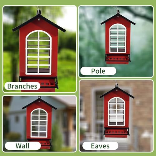 Bird Feeder Squirrel Proof Metal Hanging