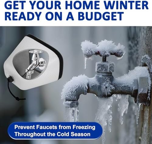 HEATIT Outdoor Faucet Cover 3 Pack, Foam Insulated Freeze Protector