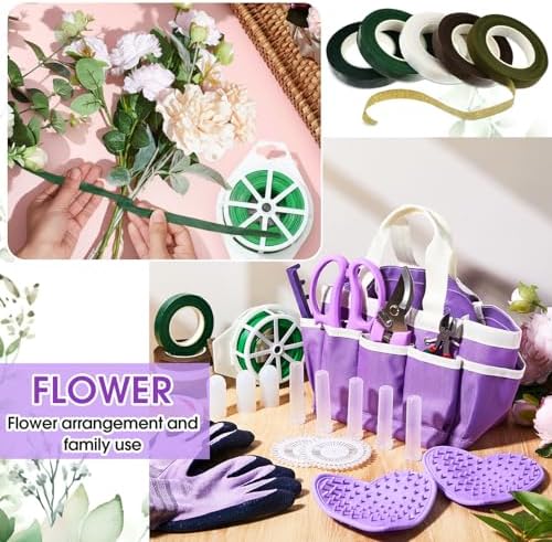 207 Pcs Floral Arrangement Kit in Blue for Weddings, Bouquets and DIY