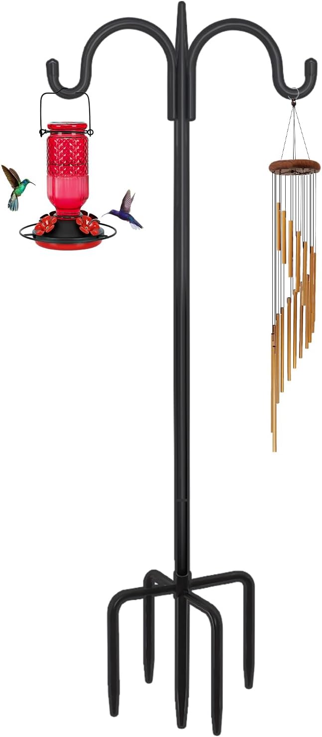 Squirrel Baffle for Bird Feeder Pole,Slinky-Loaded Wobble Defense,19 Inch