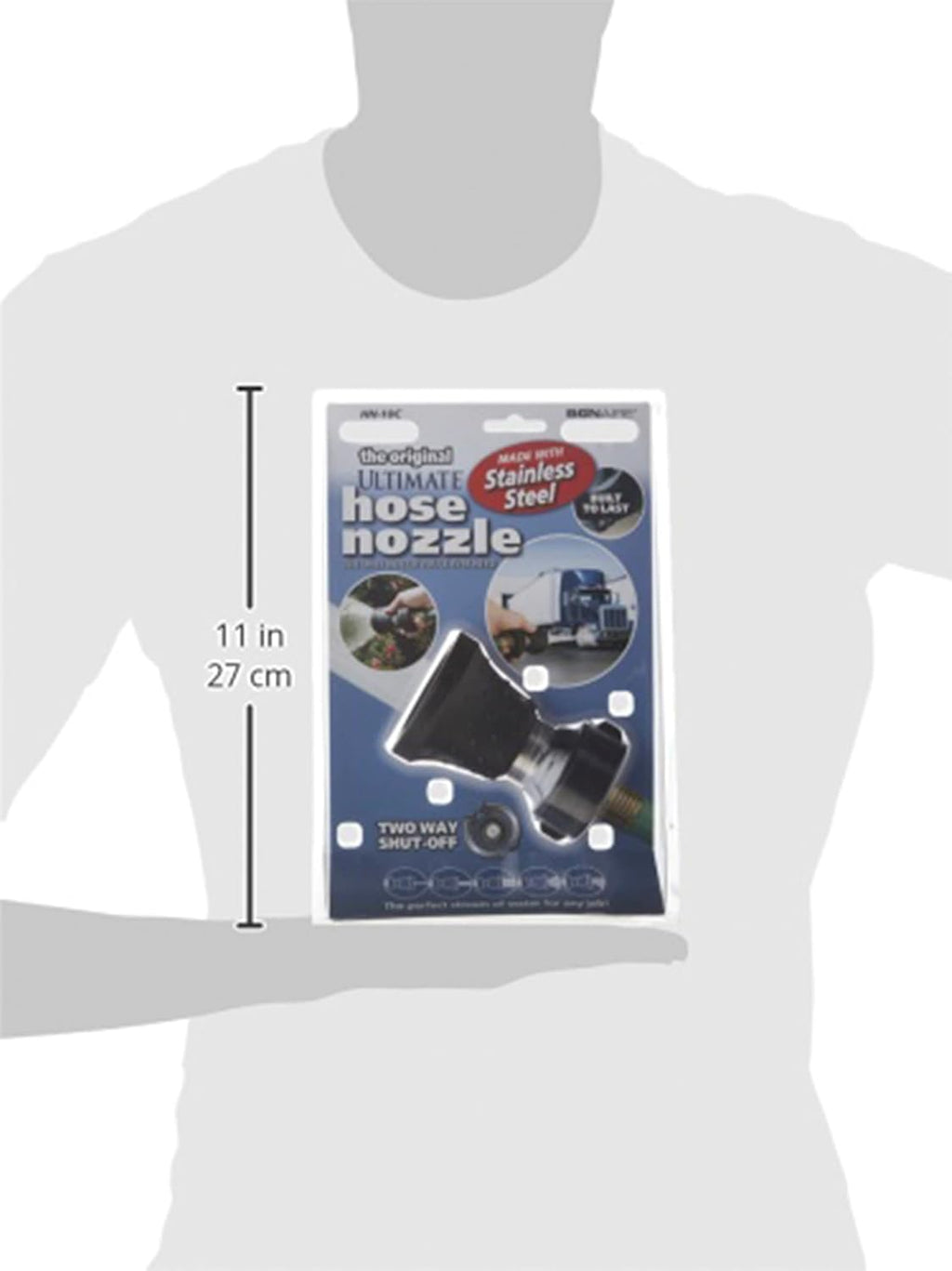 Bon-Aire HN-10C Original Ultimate Hose Nozzle (Stainless Steel)