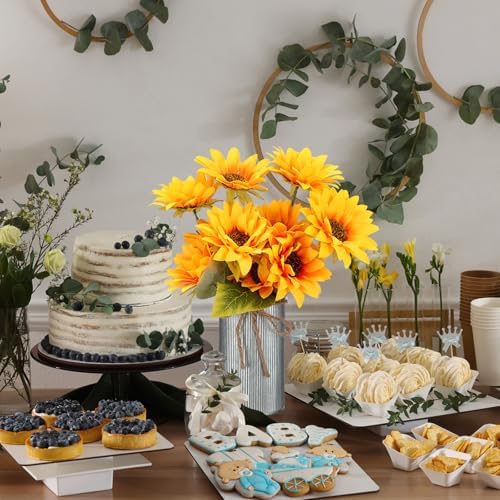 5.91 Inch Rustic Vase Wedding Table Centerpieces,Iron Color,1 Pcs