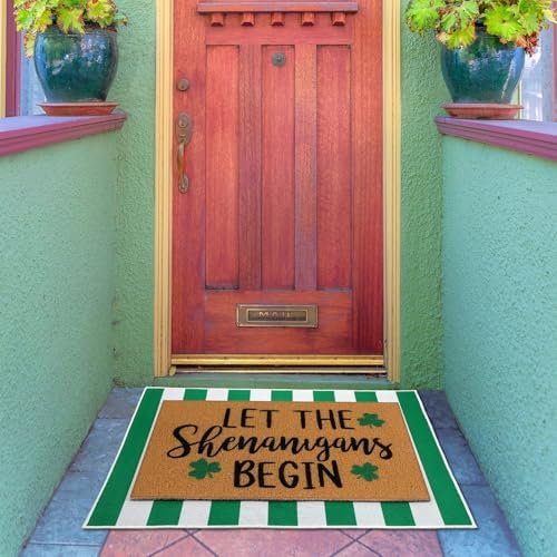Tinideya 2 23.6 X 35.4 Inches Irish Festival Green White