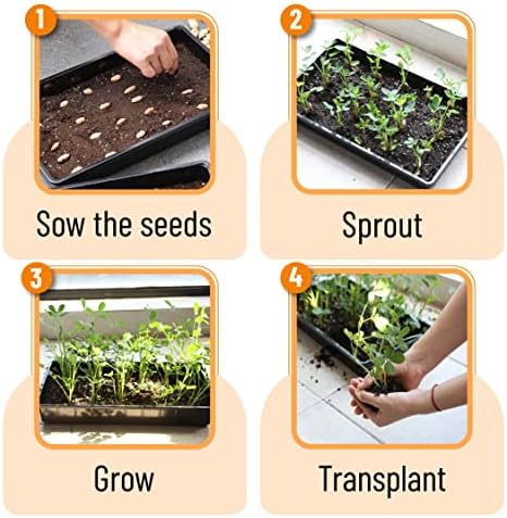 Mr. Pen- Seed Starter Trays, 5 Pack, 17"x10"x2.4"