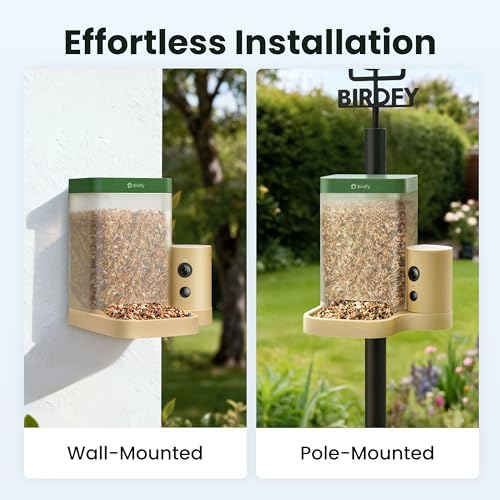 Birdfy Smart Bird Feeder with Camera for Beginners, Rookie AI 7 Day Trial