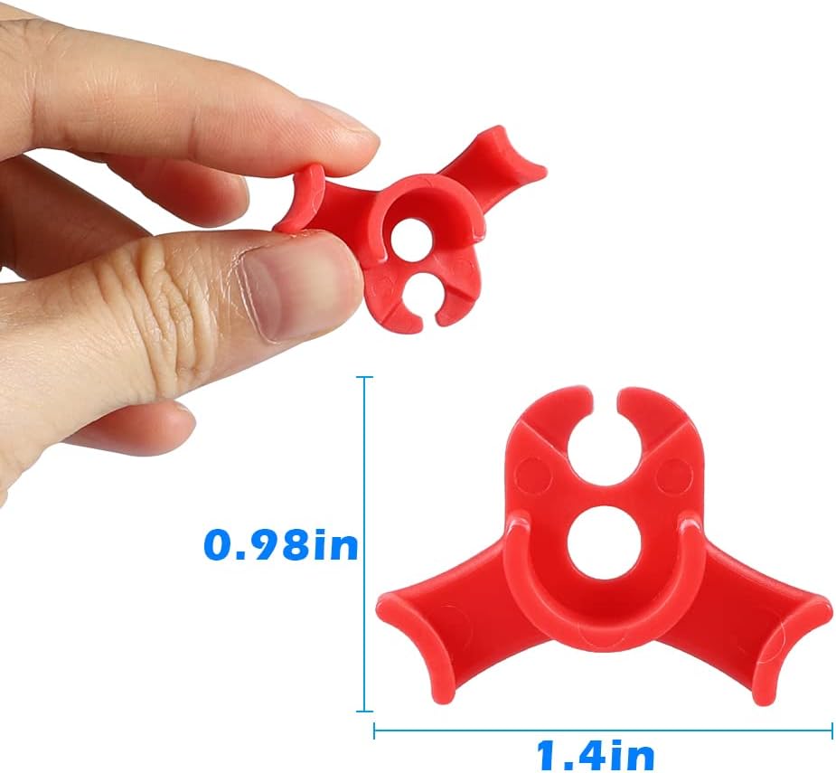 LucyPhy 90 Pack Plant Bender Angle Adjustable Plant Training Clips Low Stress Training Clips 90 Degrees Plant