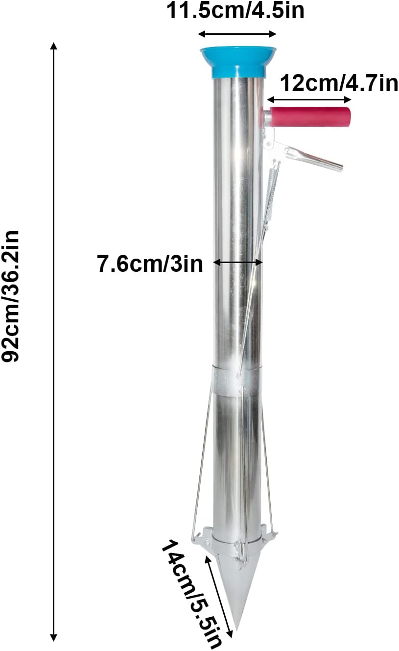 AIWFL Seedling Transplanter Long Handled Bulb Planter Tools Stainless Steel | Vegetable Young Plant Manual Plant