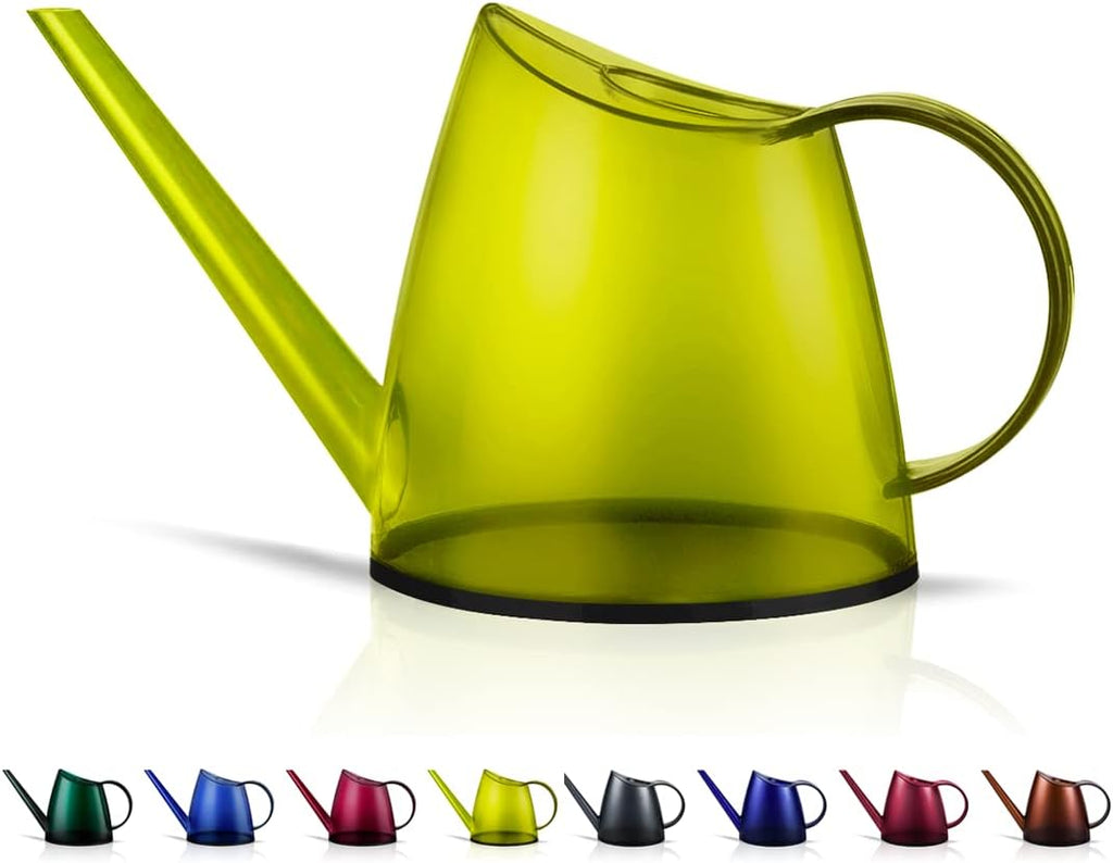 Small Indoor Plant Watering Can Long Spout 1.4L Green Lemon