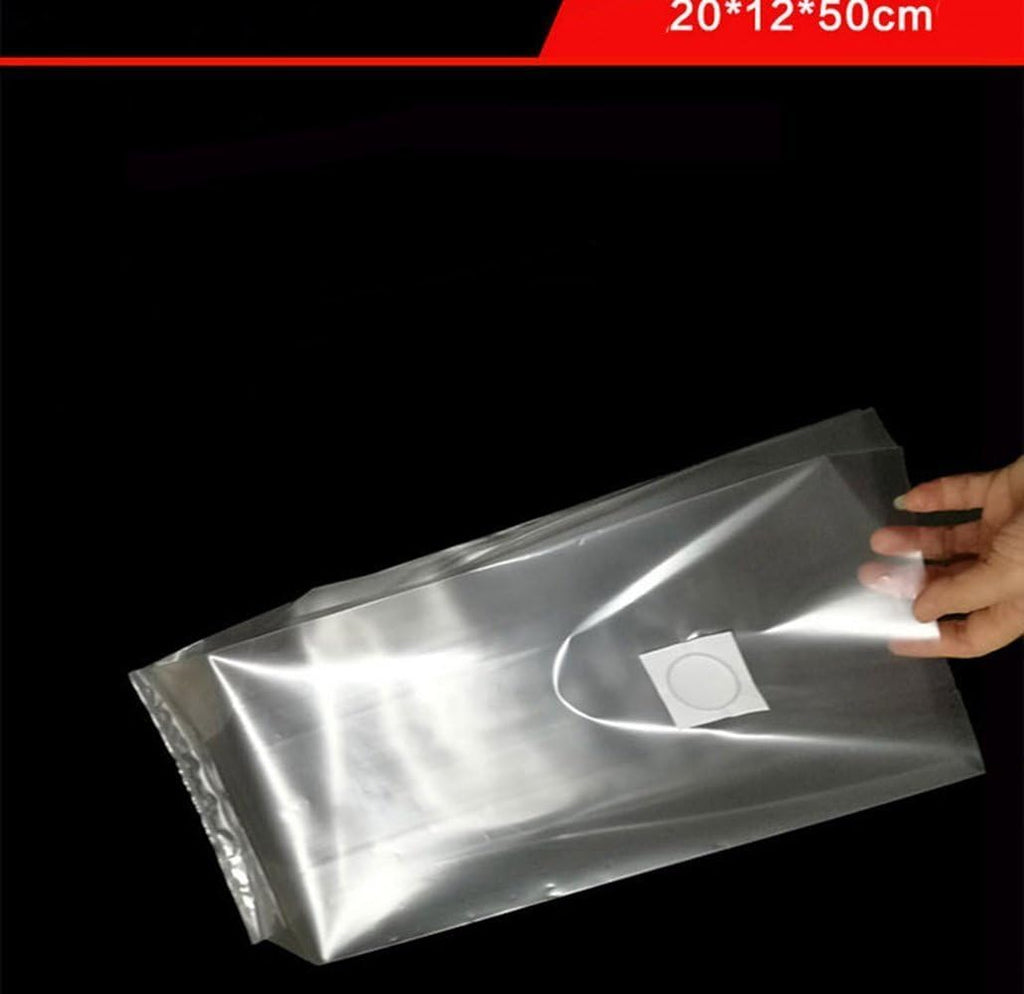 Mushroom Bags,Mushroom Grow Bag/Farm-Mushroom Spawn Bags/Sealable Spawn/Myco Bags,Large Size 8" X 5" X 19",0.5 Micron