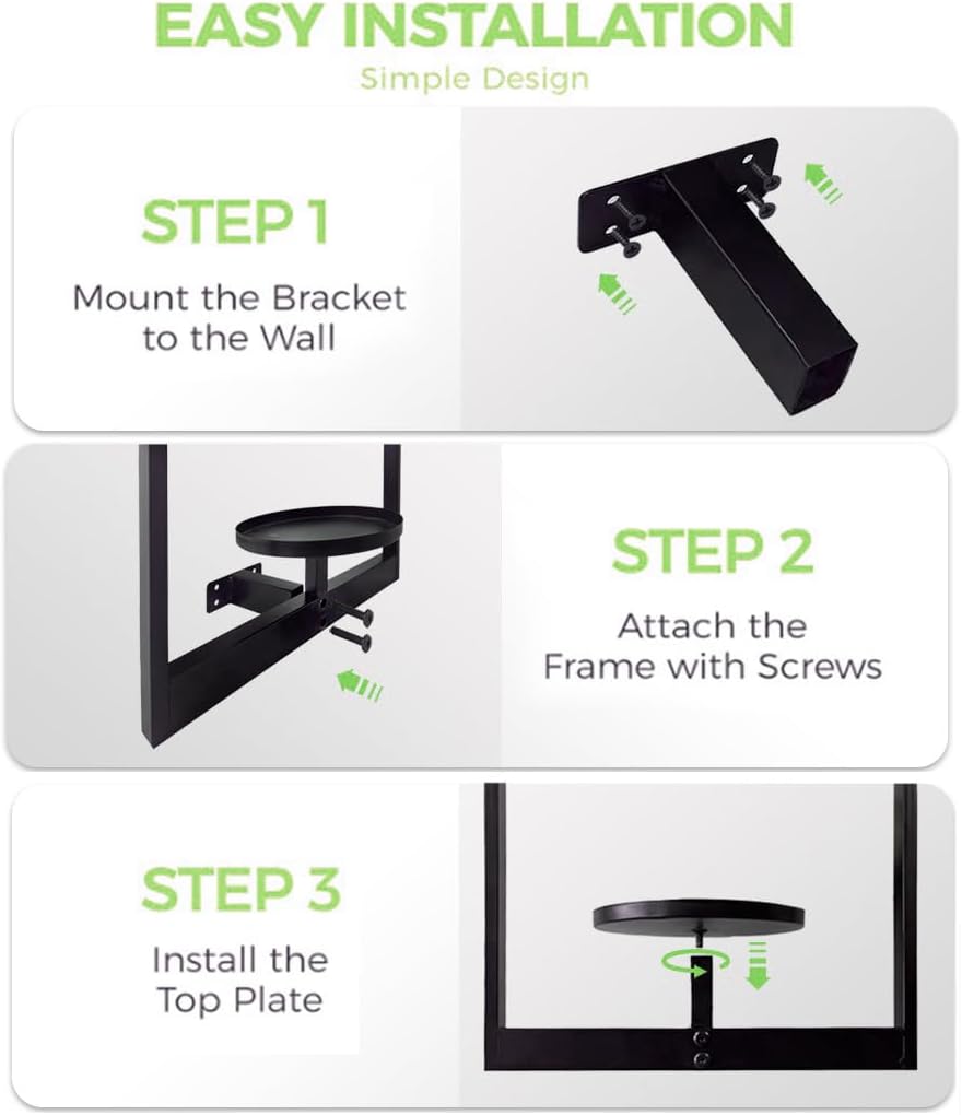 2 Pack Plant Stand Indoor Outdoor Hanging Planters for Indoor Plants Wall Plant Holder for Indoor Plants Plant Frames