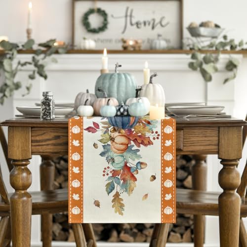 Artoid Mode 210 GSM Fall Table Runner Home Party Decor 13x90 Inch