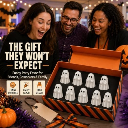 Mini Ghost Flipping Middle Finger Figurines(50 pcs)
