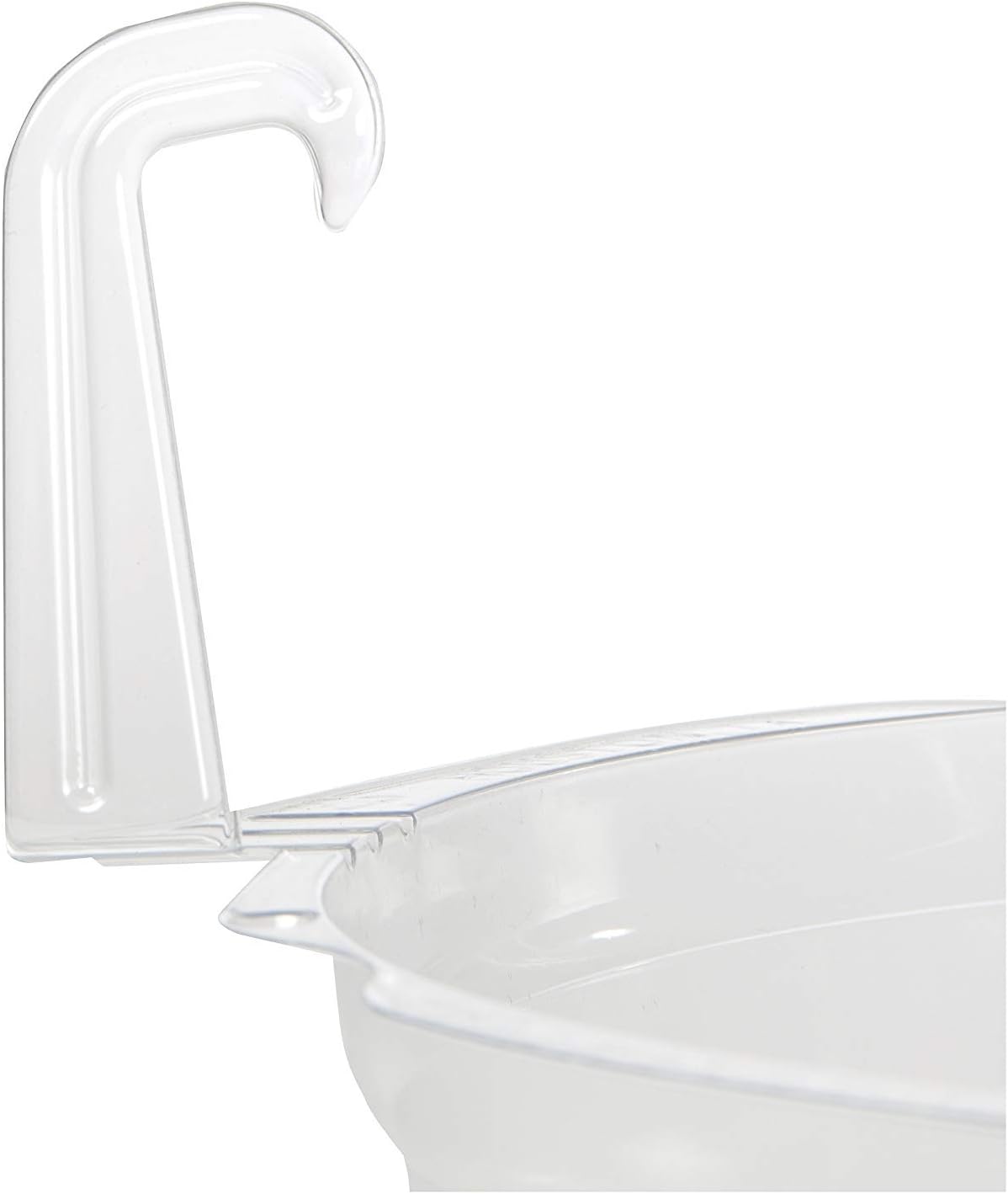 Curtis Wagner 10" Clear Hanging Basket Drip Pan Saucer (10-Pack)