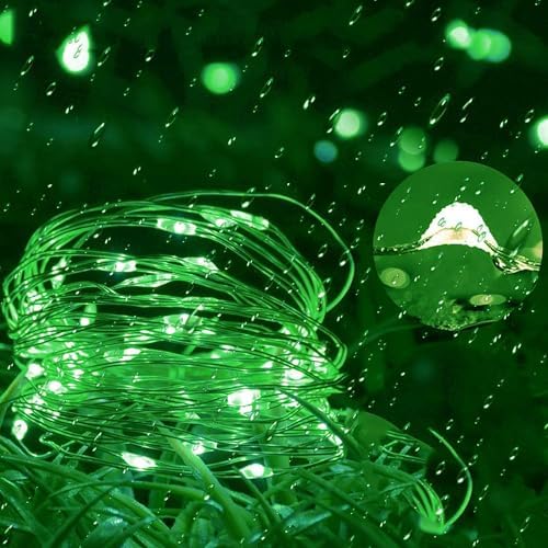Joomer Solar Fairy Lights, 2-Pack Total 80FT 240LED String Lights, Green