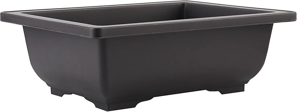SEUNMUK 30 PCS 6.5 Inch Plastic Bonsai Training Pots, Thicken Rectangular Plastic Growing Pots, Flower Succulent Pots