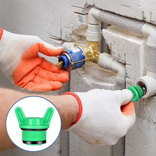 Nuanchu 10 Pcs 3/4 NPT Male Hose Plug Garden Irrigation, Ear Shape