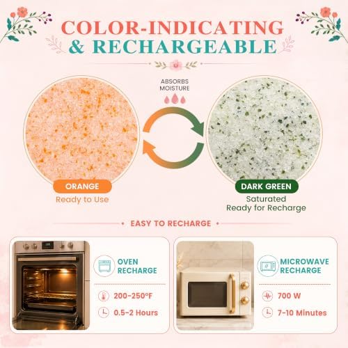 LotFancy Silica Gel Flower Drying, 6 LBS Reusable Color Indicating Silica Crystals for Wedding Bouquet Preservation, Resin Art, DIY Crafts