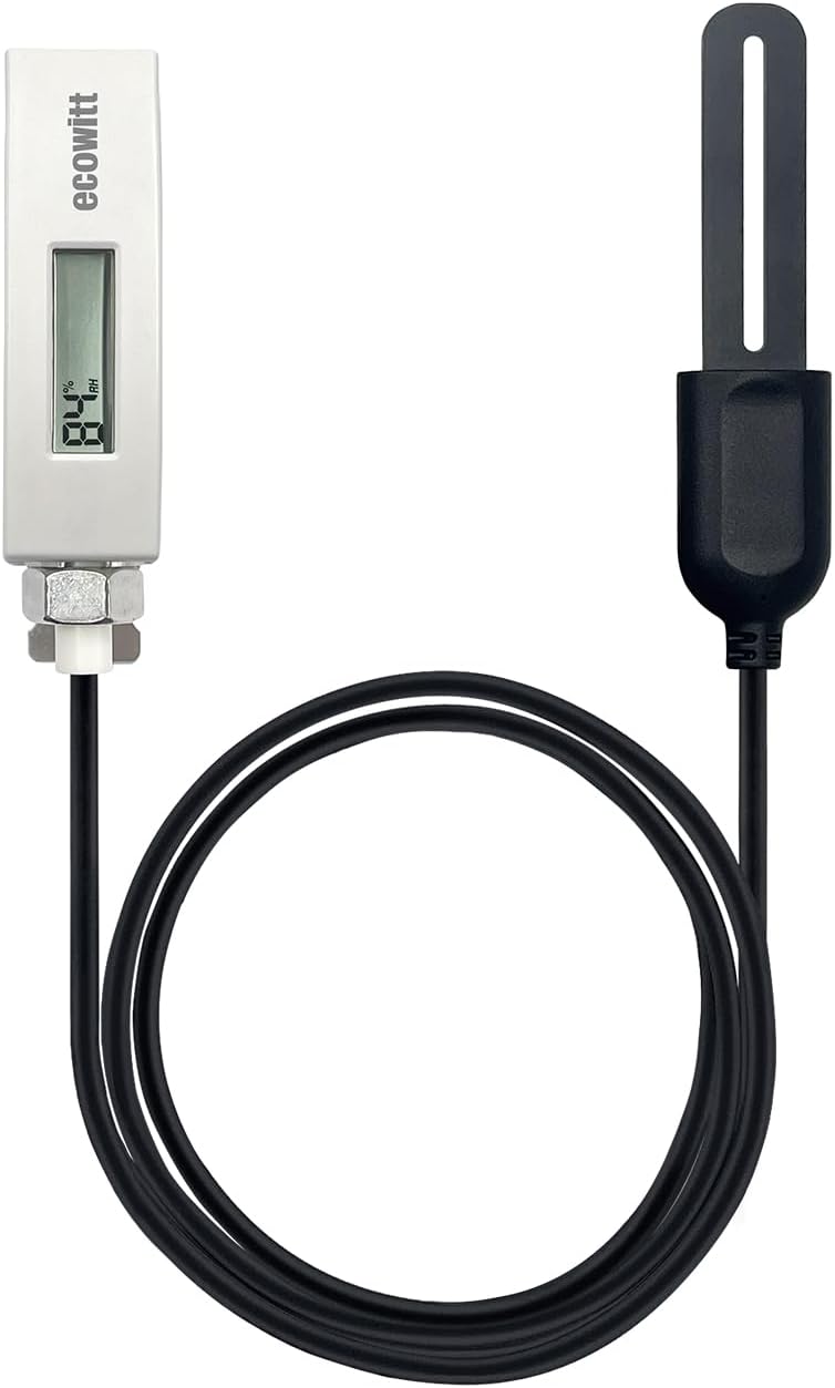 ECOWITT Soil Moisture Tester Kit, Includes GW1200 IoT Gateway and WH51L Soil Moisture Sensor with 1m/3.28ft Long Wire