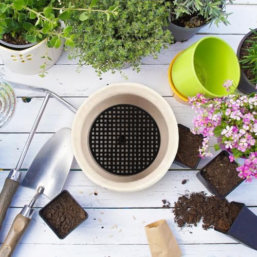 60 Mesh Screen for Planter Pots, Plant Drainage Insert, Pot Grid Mats Pads