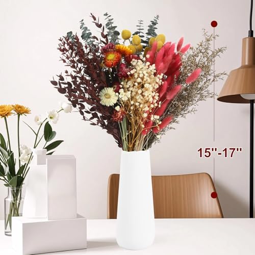 120+ Pcs Dried Flower Bouquet Set, Boho Floral for Fall Decor, Vase Crafts