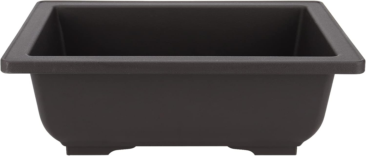 MANCHAP 20 PCS 8.9 Inch Plastic Bonsai Training Pots, Rectangular Bonsai Tree Planter Pot for Garden, Yard, Office