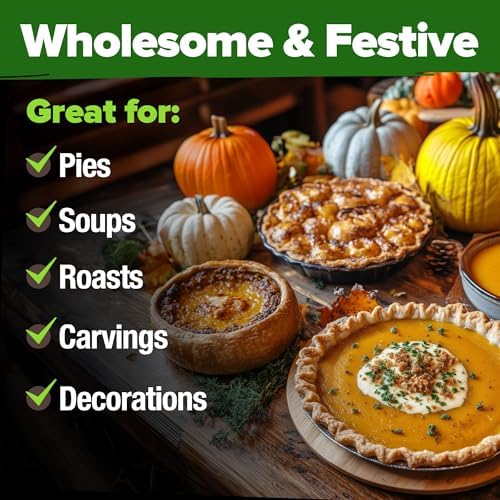 HOME GROWN Pumpkin Mix Seeds, 5 Variety, 40+ Seeds, Cucurbita Pepo