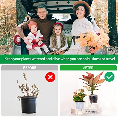 ORIMERC 300 feet 1/5 inch Self Watering Capillary Wick Cord Vacation Plant Sitter DIY Hydroponic Wicking Rope Seeds Start Planter Pot Automatic Potted Flower Passive Lazy Waterer String System Device