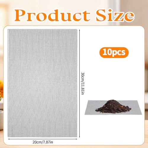 10 Pc Mesh for Plant,Plant Mesh Drainage Meshe,Flower Pot Hole Meshe Pad